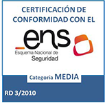 Certificación de conformidad con el ens